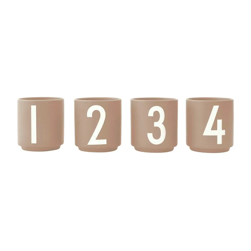 Design Letters Espressobecher 4er Pack Beige by Design Letters – product photo