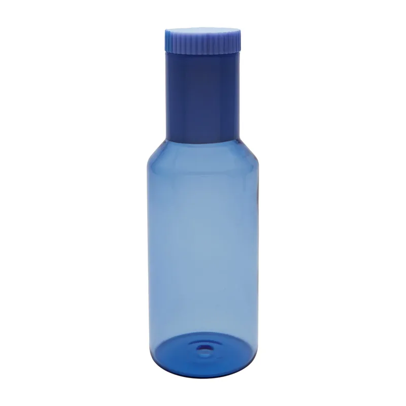 Design Letters Glaskaraffe Tube 1 l Blue/Milky Blue by Design Letters – product photo