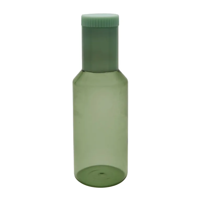 Design Letters Glaskaraffe Tube 1 l Green/Milky Green de Design Letters – photo du produit
