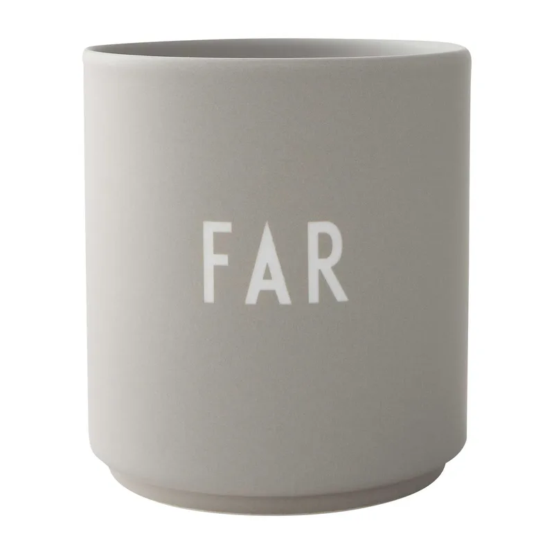Design Letters Lieblingsbecher 25cl Far-grey by Design Letters – product photo