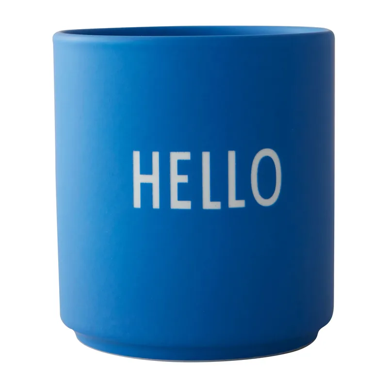 Design Letters Lieblingsbecher 25cl Hello-cobalt blue de Design Letters – photo du produit