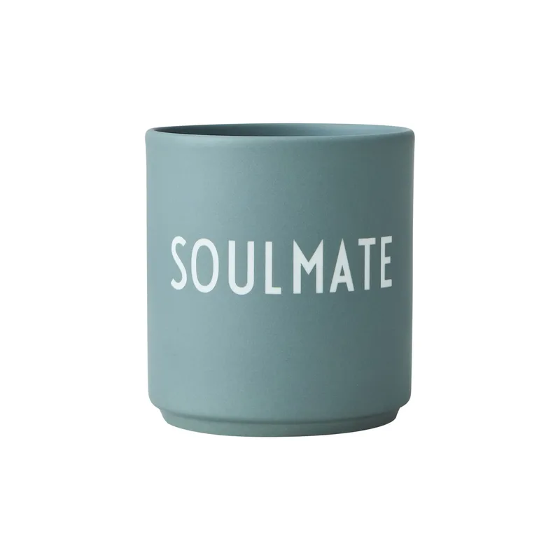 Design Letters Lieblingsbecher 25cl Soulmate (Grün) fra Design Letters – produktbillede