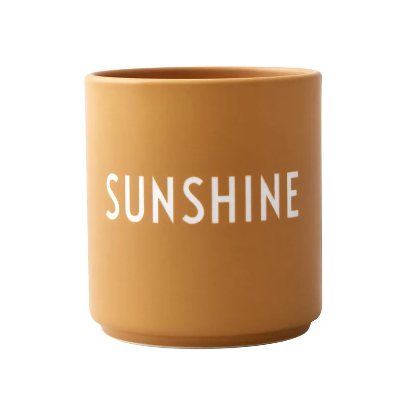 Design Letters Lieblingsbecher 25cl Sunshine (Gelb) van Design Letters – productfoto