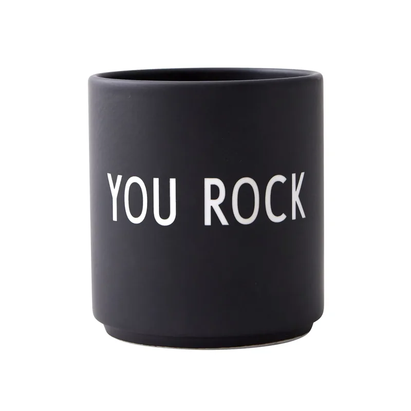 Design Letters Lieblingsbecher 25cl You rock-black by Design Letters – product photo
