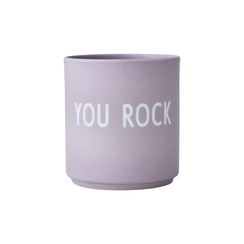 Design Letters Lieblingsbecher 25cl You rock-lavender fra Design Letters – produktbillede