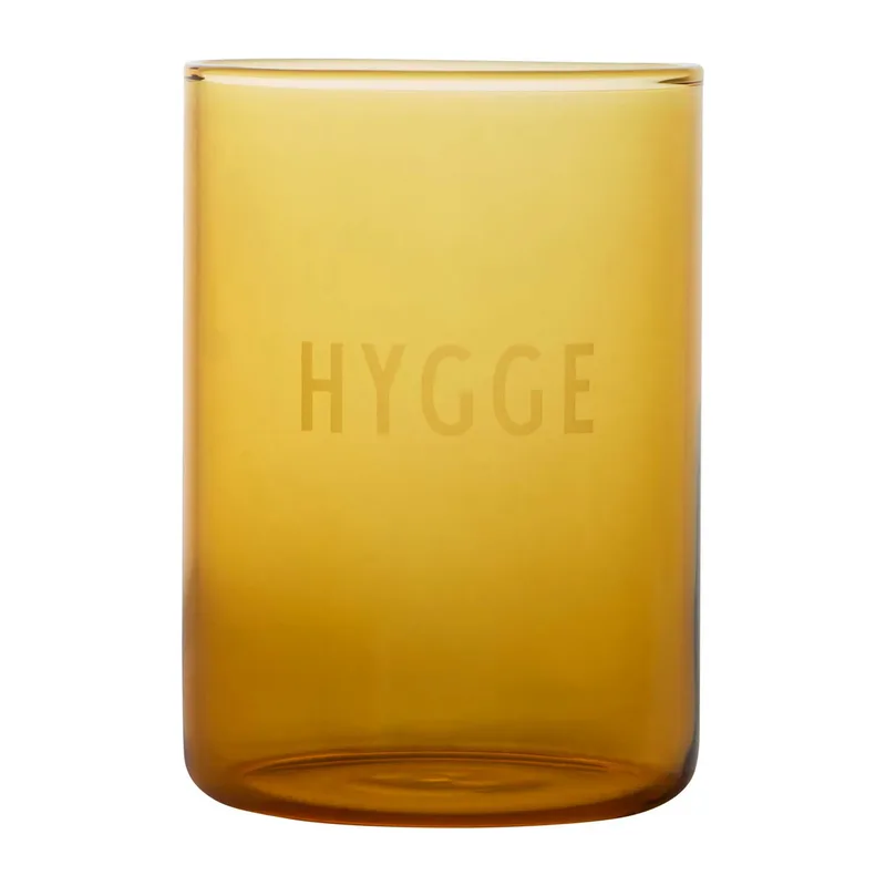 Design Letters Lieblingsglas 35 cl Hygge-mustard van Design Letters – productfoto