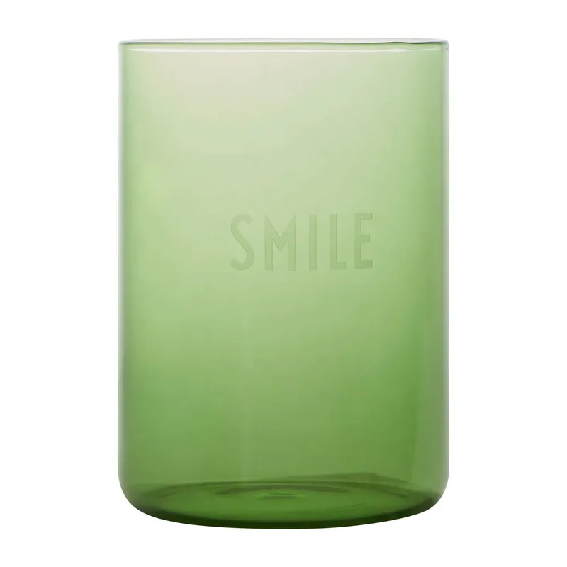 Design Letters Lieblingsglas 35 cl Smile-green by Design Letters – product photo