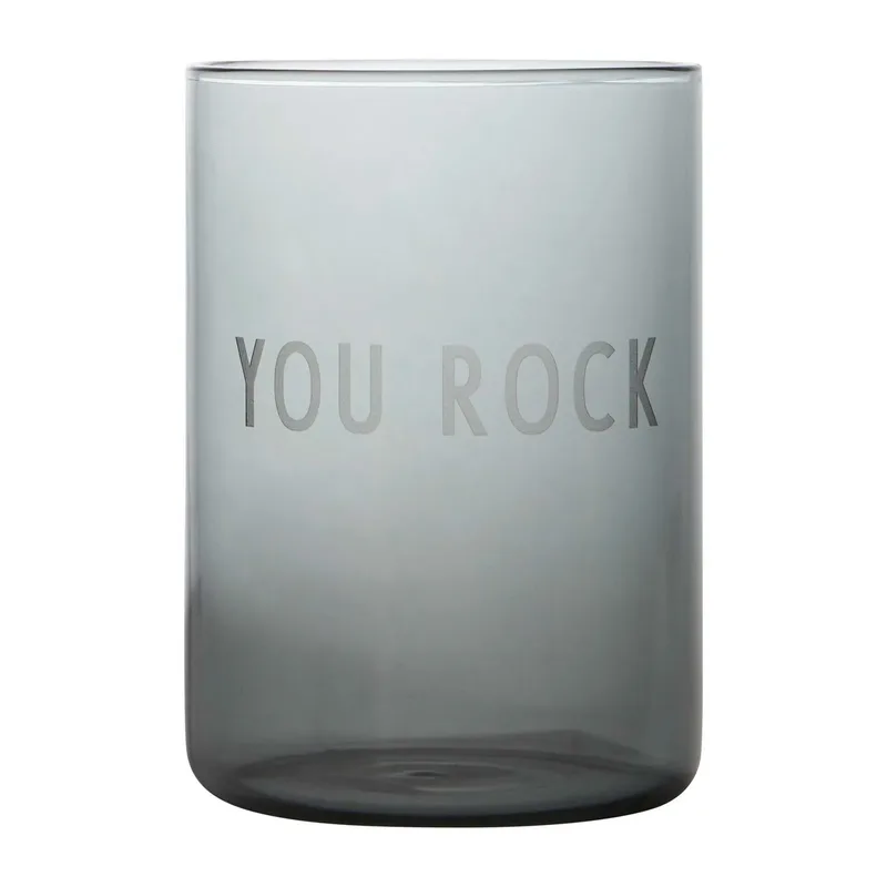 Design Letters Lieblingsglas 35 cl You rock-black by Design Letters – product photo