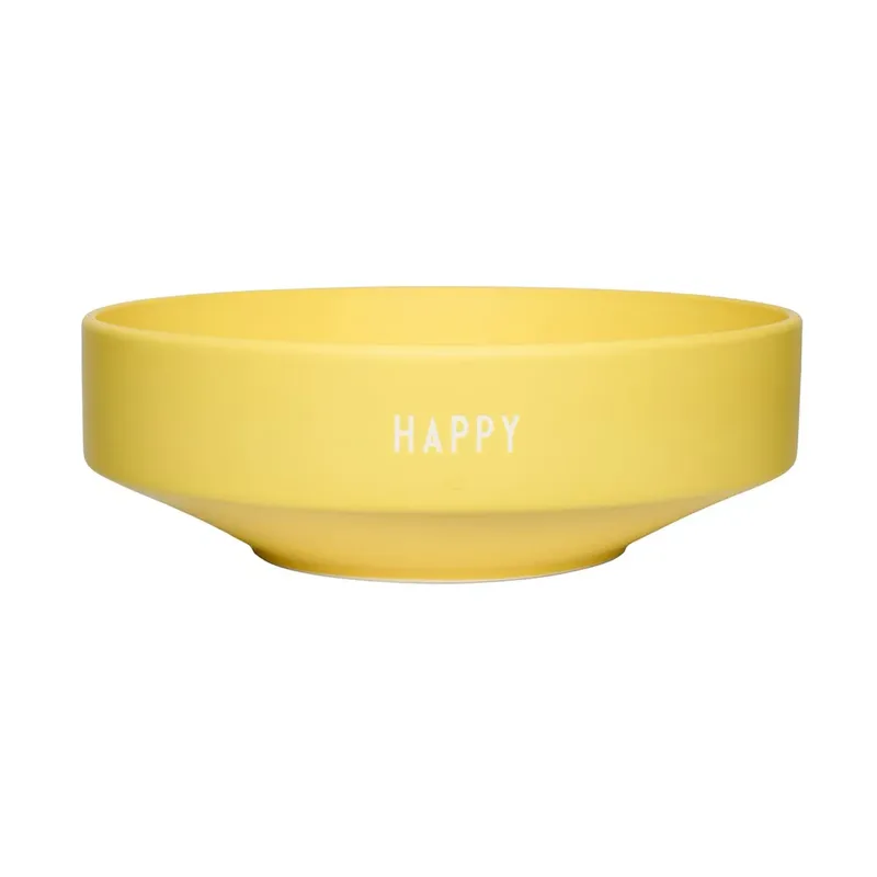 Design Letters Lieblingsschale large Ø22 cm Yellow von Design Letters – Produktfoto