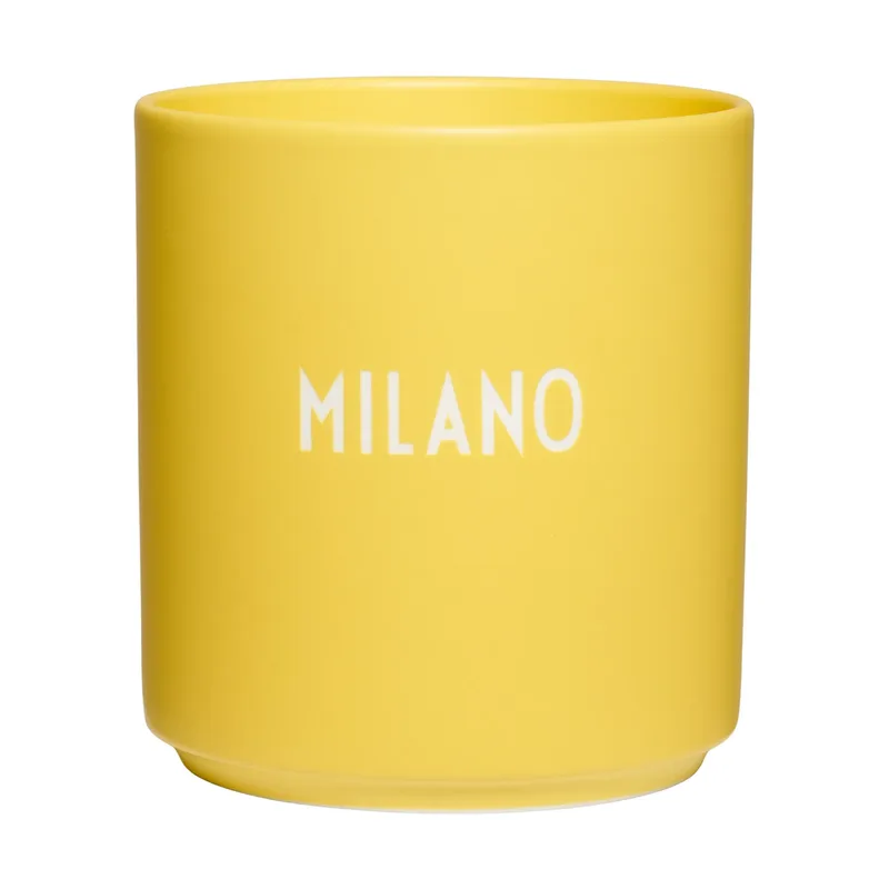Design Letters Lieblingstasse International 25 cl Milano-yellow by Design Letters – product photo
