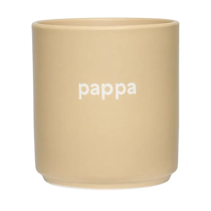 Design Letters VIP Lieblingsbecher 25 cl Pappa, DAD Collection de Design Letters – photo du produit