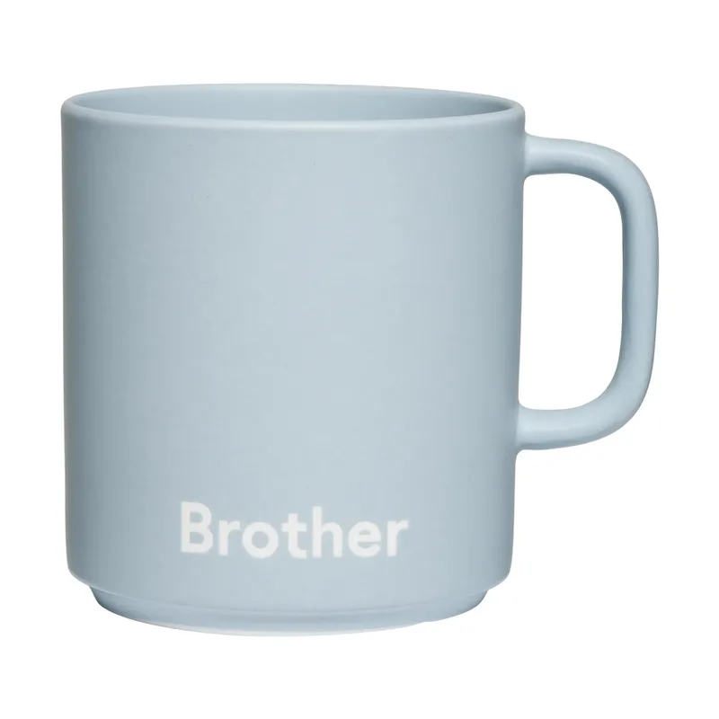 Design Letters VIP Lieblingstasse mit Henkel 25cl Brother-light blue by Design Letters – product photo