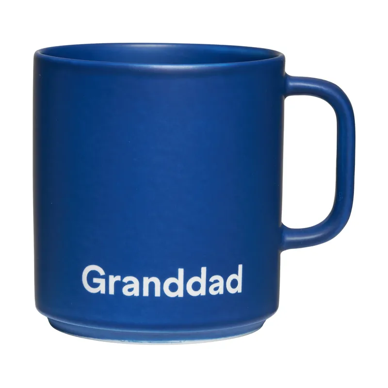 Design Letters VIP Lieblingstasse mit Henkel 25cl Granddad-midnight blue de Design Letters – photo du produit
