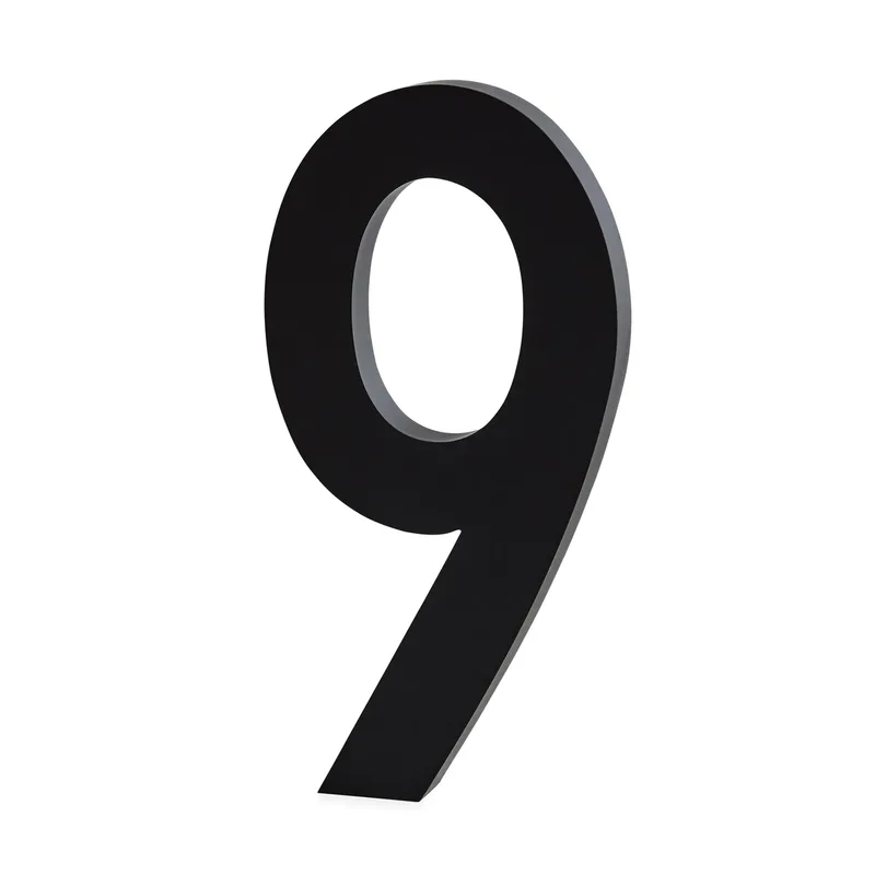 Design Letters Ziffern Aluminium 100mm 9 by Design Letters – product photo