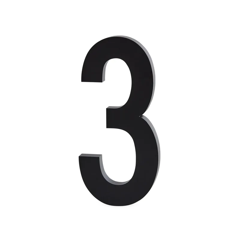 Design Letters Ziffern Aluminium 50mm 3 by Design Letters – product photo