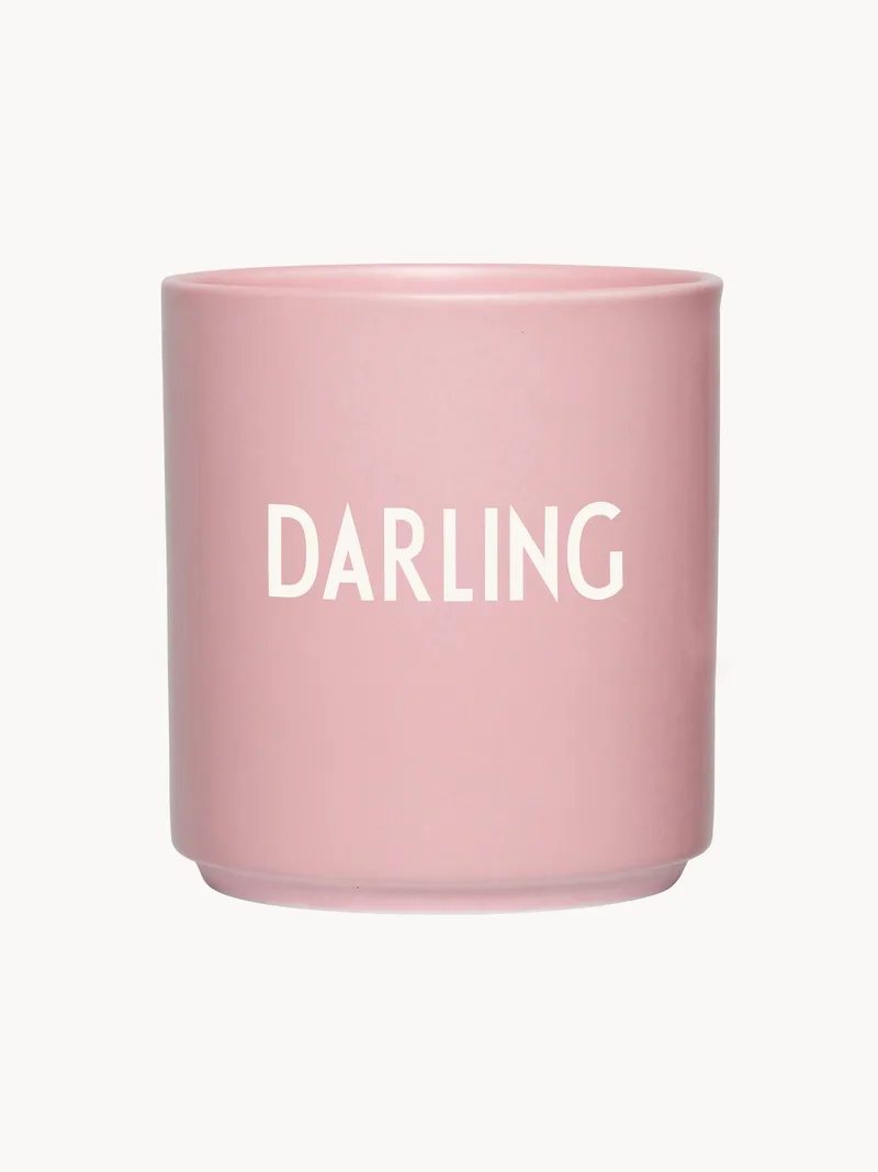 Kopje Favourite Darling met opschrift von Design Letters – Produktfoto