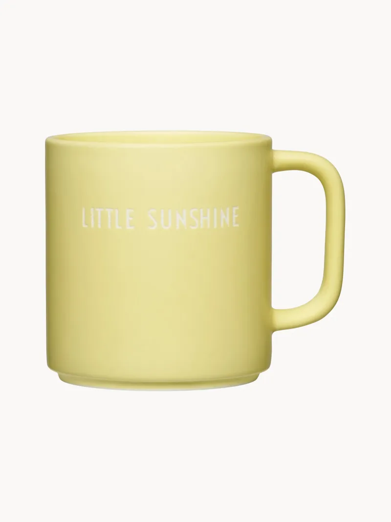 Kopje Favourite Little Sunshine met opschrift van Design Letters – productfoto