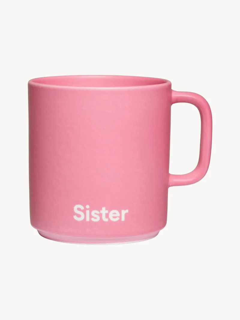 Kopje Favourite met opschrift (Sister) van Design Letters – productfoto