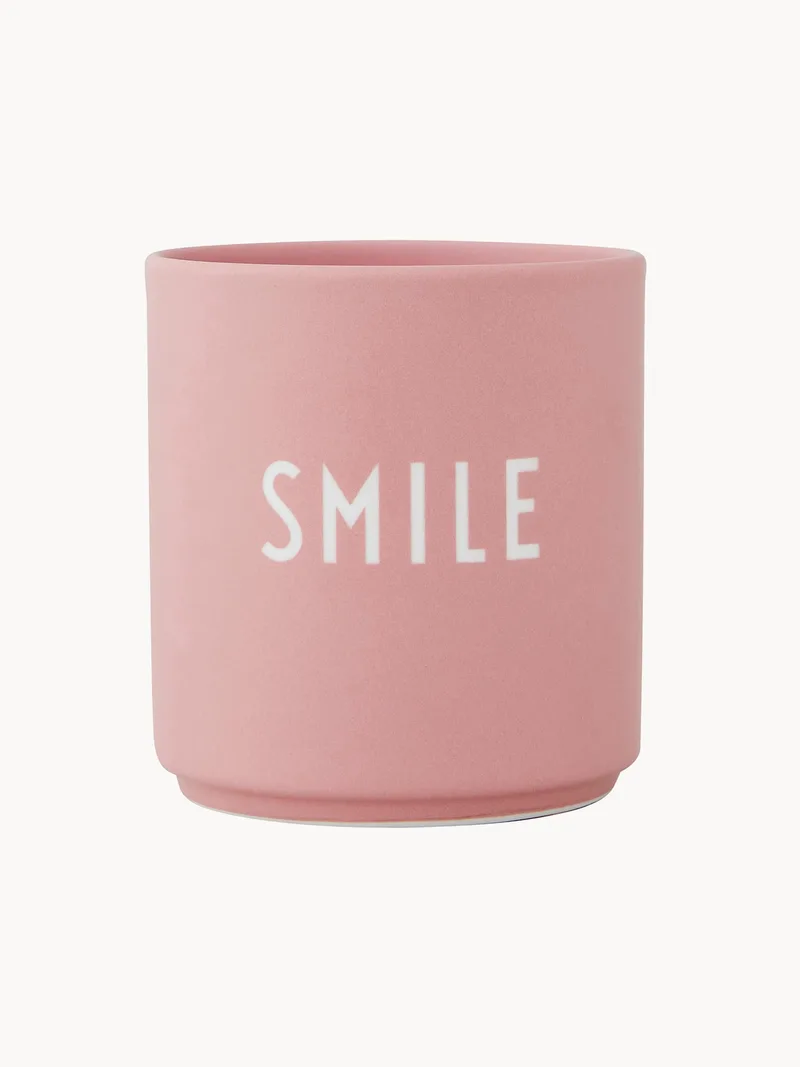 Kopje Favourite met opschrift (Smile) by Design Letters – product photo