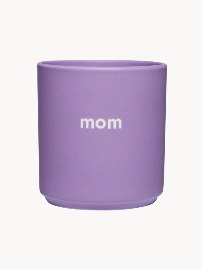 Kopje Favourite Mom met opschrift von Design Letters – Produktfoto