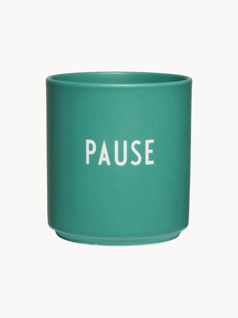 Kopje Favourite Pause met opschrift by Design Letters – product photo
