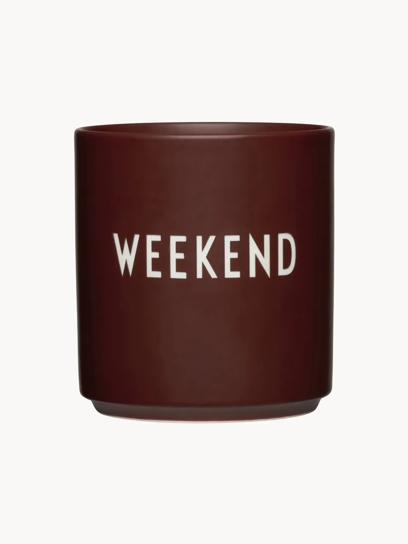 Kopje Favourite Weekend met opschrift by Design Letters – product photo