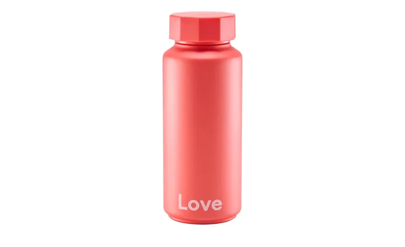 Thermoflasche van Design Letters in Rood – productfoto 1 van 2