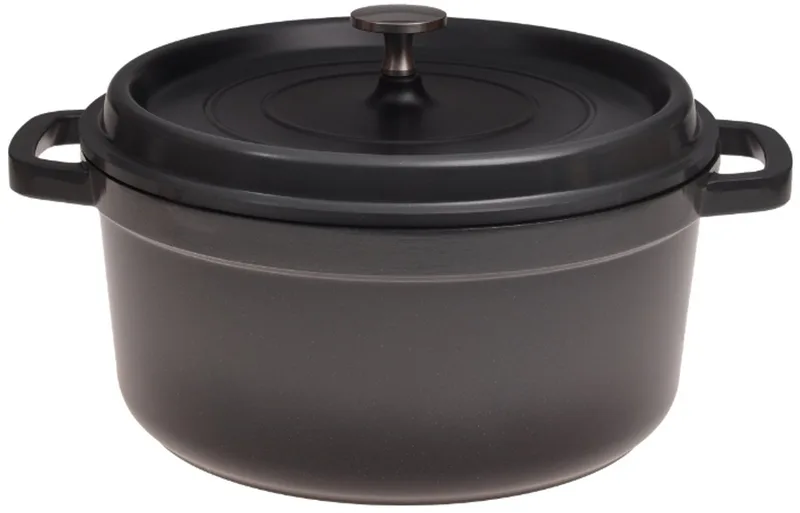 Aluminium Kookpan 16cm met Deksel - Gas & Inductie - Ovenbestendig by Dille & Kamille in Grey – product photo