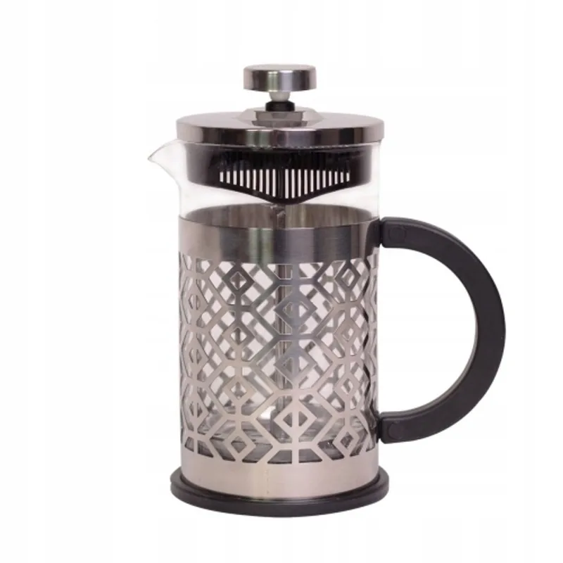 Glazen Theepot met Filter 350ml - RVS by Dille & Kamille in Transparent – product photo