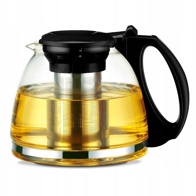 Glazen Theepot met Zetgroep 1300ml - Kamille by Dille & Kamille in Andere kleur – product photo