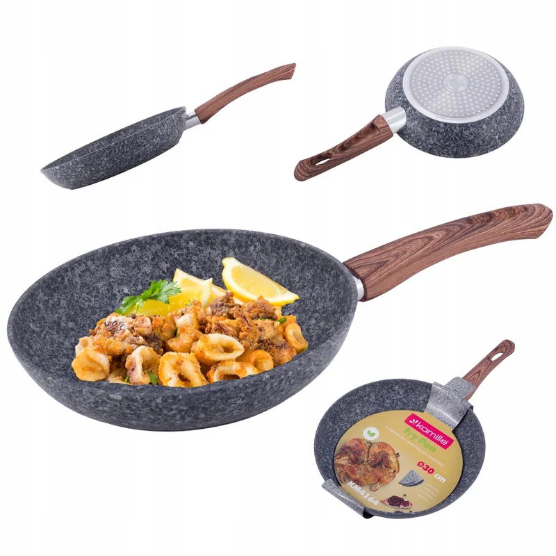 Kamille Granieten Koekenpan 30 cm - Anti-aanbak, Inductie de Dille & Kamille en Graniet – photo du produit