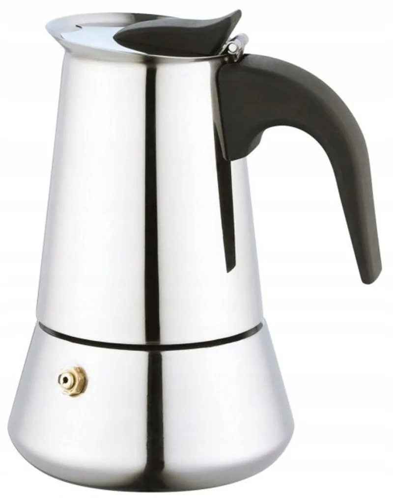 Kamille Kawiarka 200ml - 4 Kopjes Espresso, Geschikt voor Inductie by Dille & Kamille in Grey – product photo