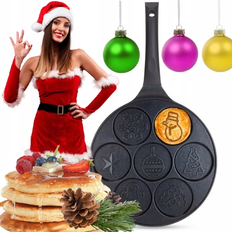 Kamille Koekenpan 26cm - Ideaal voor Pannenkoeken & Eieren - Gas/Inductie van Dille & Kamille in Zwart – productfoto