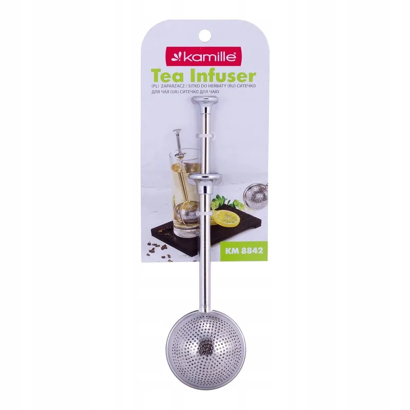Kamille Kruideninfusor voor Thee en Kruiden - Roestvrij Staal by Dille & Kamille in Grey – product photo