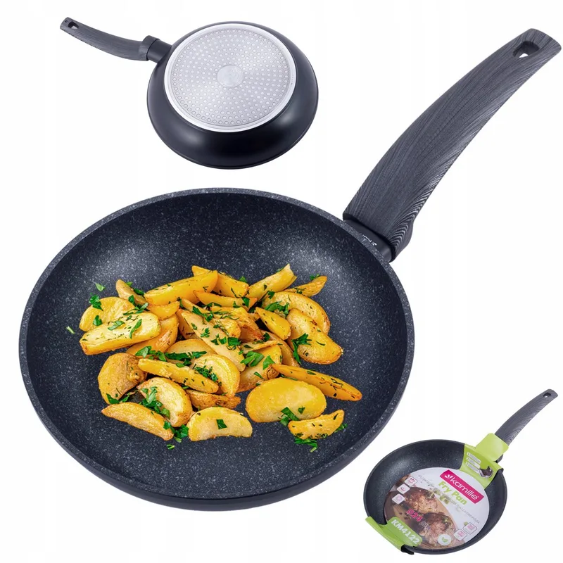 Kamille Marmite 24 cm Inductie - Dik & Kwalitatief von Dille & Kamille in Schwarz – Produktfoto