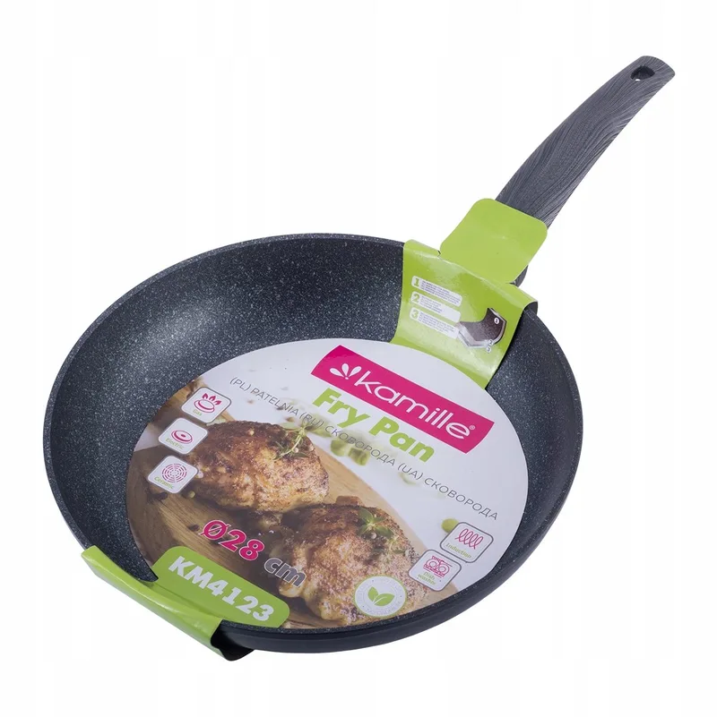 Kamille Marmite 28cm Inductie & Gas - Dik & Kwalitatief by Dille & Kamille in Grey – product photo
