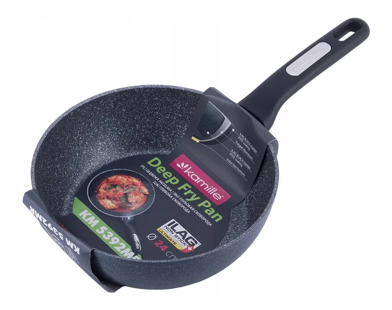 Kamille Marmite Koekenpan 24cm Diep - Geschikt voor Inductie de Dille & Kamille en Niet gespecificeerd – photo du produit