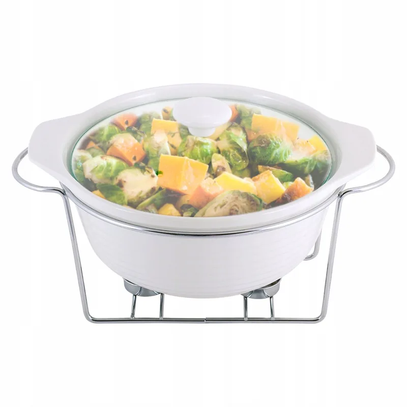 Keramische Braadschotel met Warmer 2.4L från Dille & Kamille i Kamille – produktbild