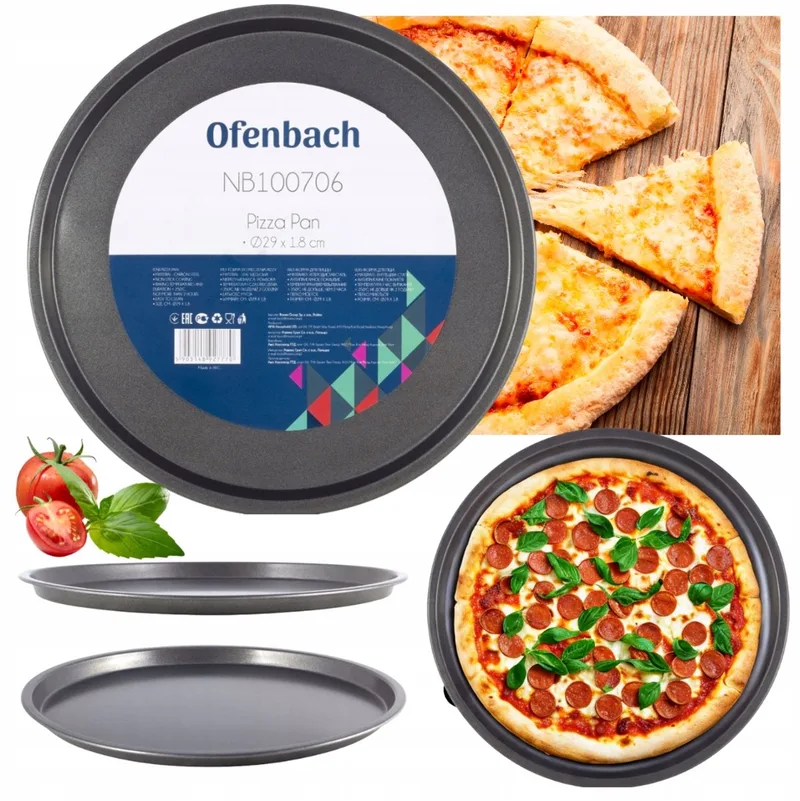 Ofenbach Pizzavorm Rond 29cm - Antiaanbaklaag från Dille & Kamille – produktbild