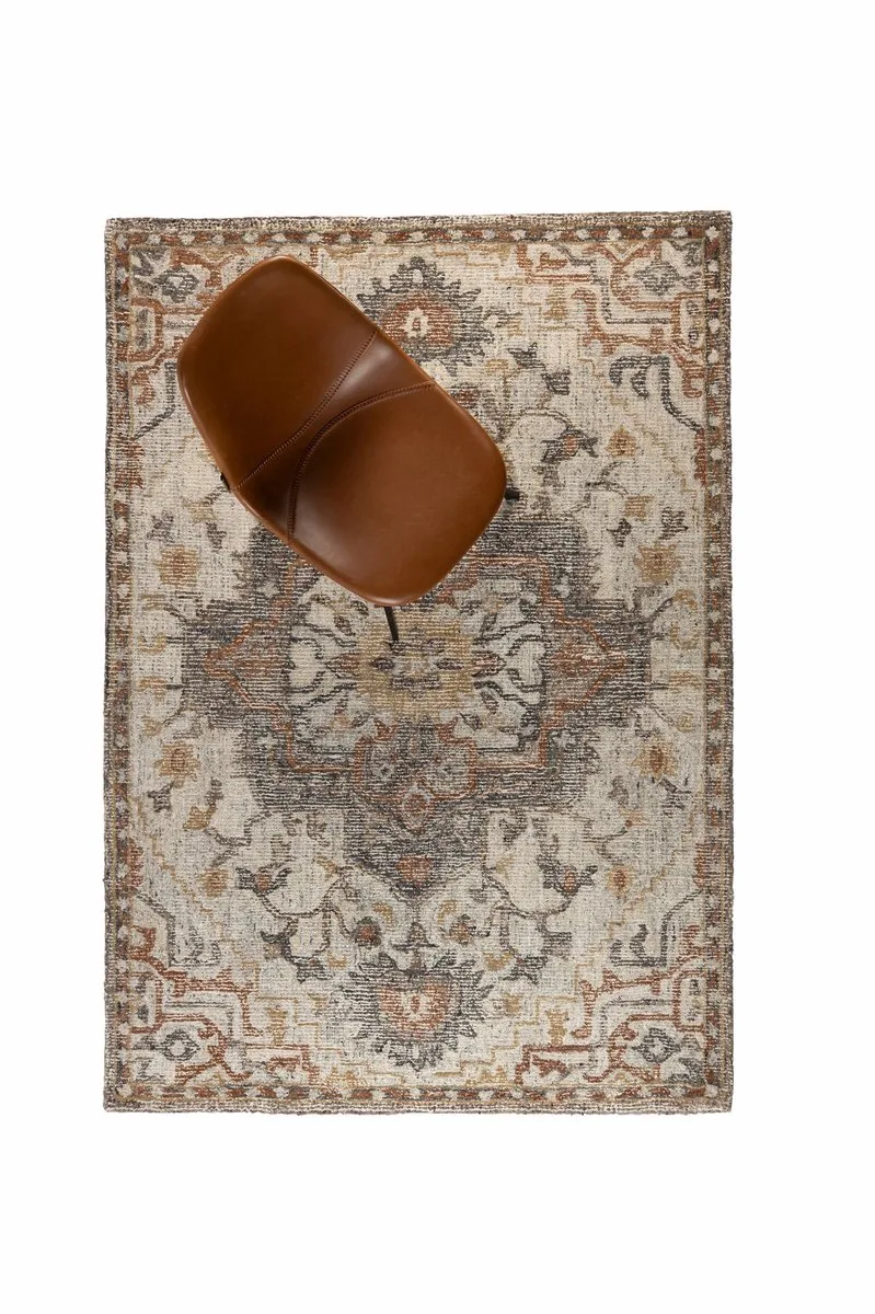 Amori Vloerkleed Grijs/Brick 160X230 van Dutchbone in Grijs – productfoto