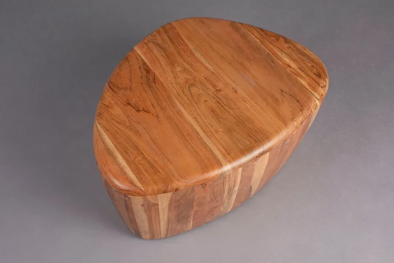 Ayla Salontafel Organisch Hout van Dutchbone in Bruin – productfoto