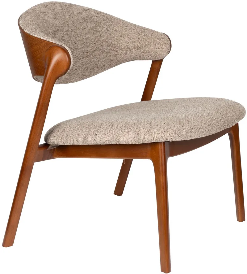 Babington Fauteuil Walnoot kleur by Dutchbone in Bruin – product photo