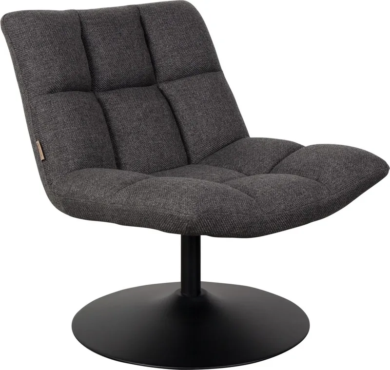 Bar Fauteuil Donker Grijs von Dutchbone in Donkergrijs – Produktfoto