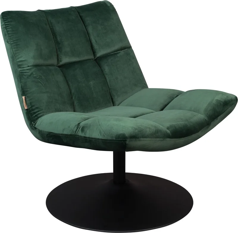Bar Fauteuil Velours by Dutchbone in Groen – product photo