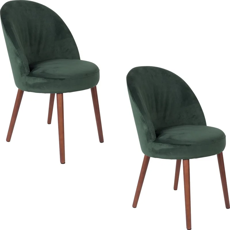 Barbara Eetkamerstoelen - Set van 2 by Dutchbone in Groen – product photo