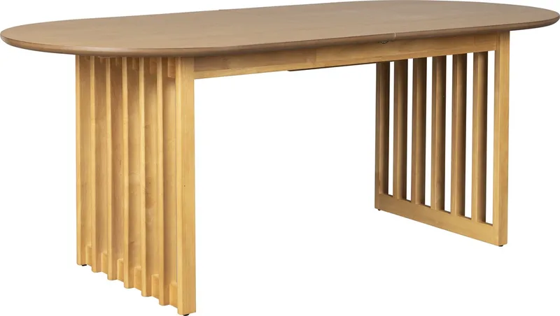 Barlet Uitschuifbare Eettafel 200/240x90 Hout Eiken von Dutchbone in Bruin – Produktfoto
