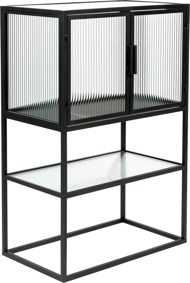 Boli Kast/ Opbergkast Klein (S) Metaal van Dutchbone in Zwart – productfoto