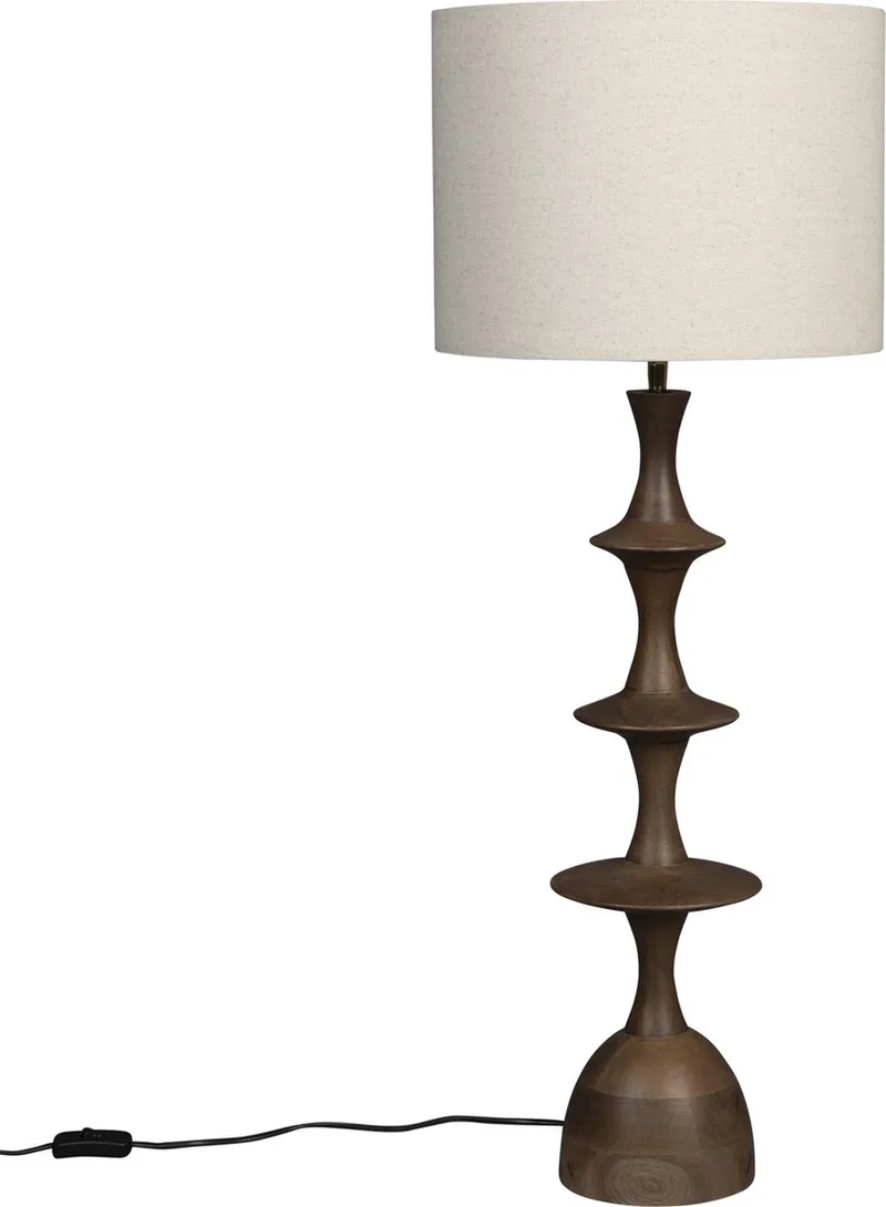 Cath Tafellamp Hout van Dutchbone in Bruin – productfoto