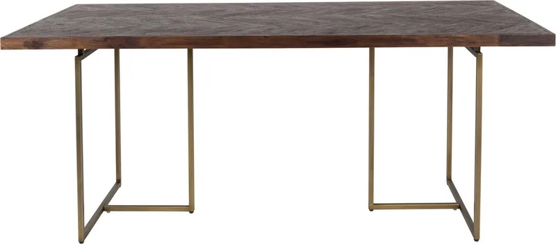 Class Eettafel 220X90 cm Acaciahout van Dutchbone in Bruin – productfoto
