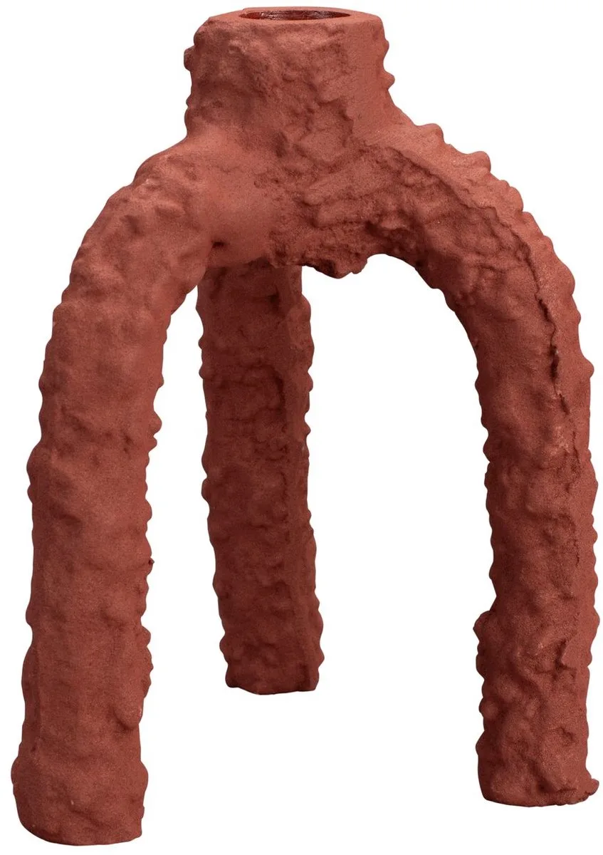 Bougeoir Cruz : robuste et élégant de Dutchbone en Rouge – photo du produit